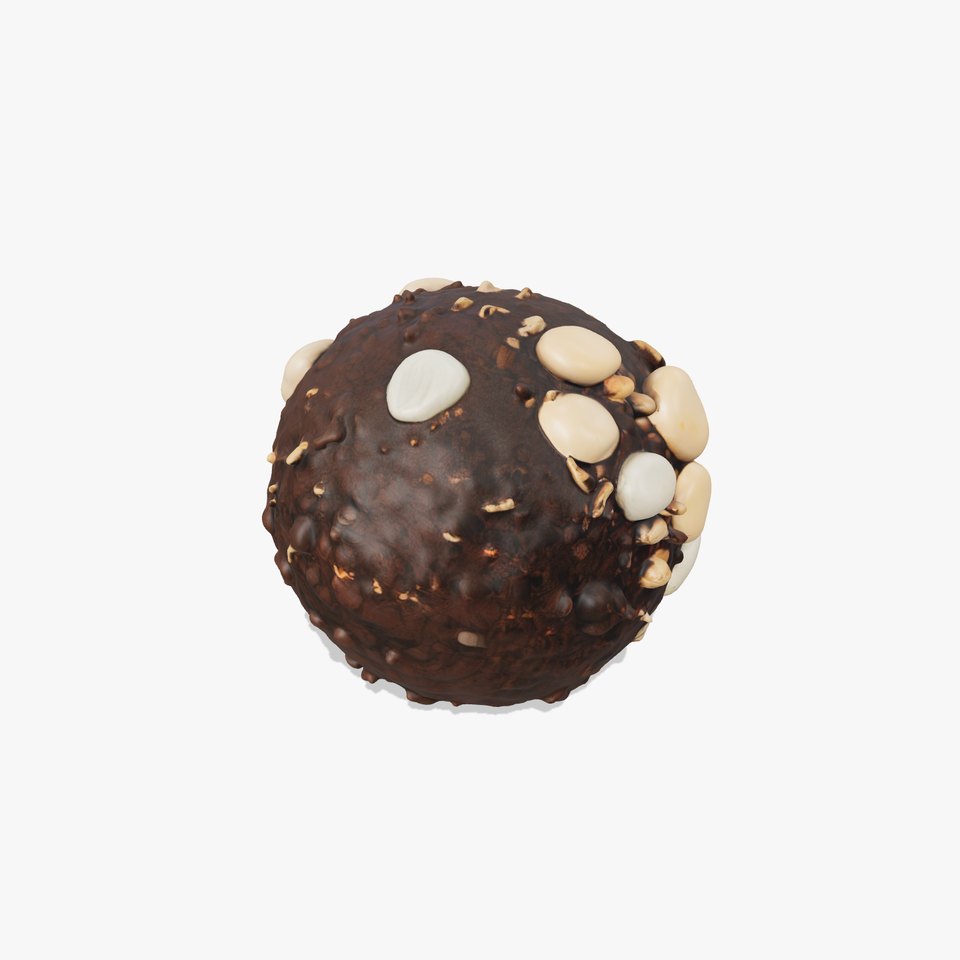 Earthy Pebble Sphere model pack